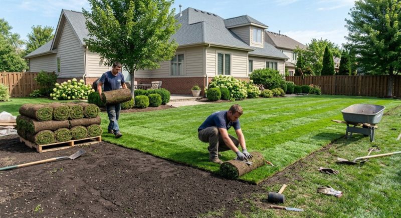 Bluegrass Sod Installation in Ventura County, CA