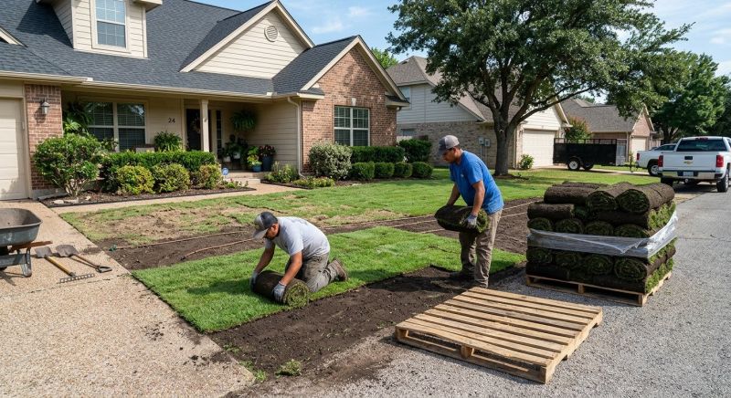 Bluegrass Sod Installation in Ventura County, CA