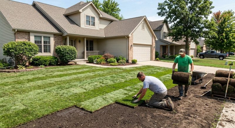 Centipede Sod Installation in Rockwall, TX