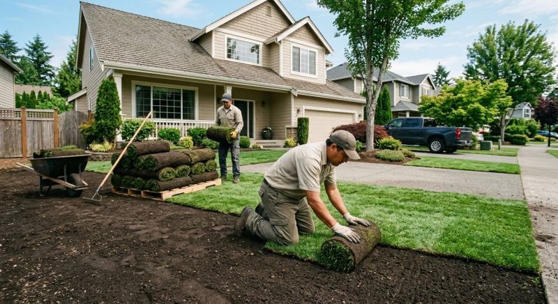 Centipede Sod Installation in Aiken, SC