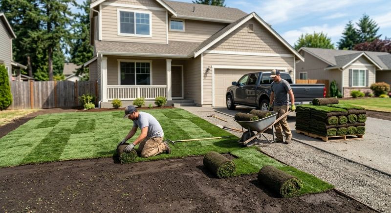 Fescue Sod Installation in Aiken, SC