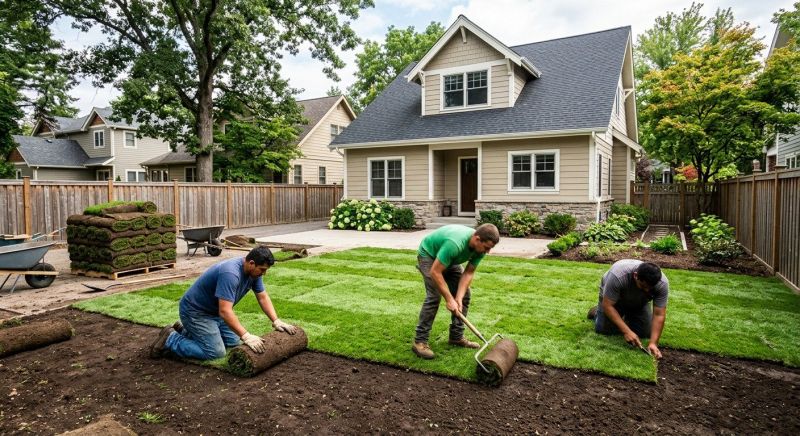 Yard Sod Installation in Ventura County, CA